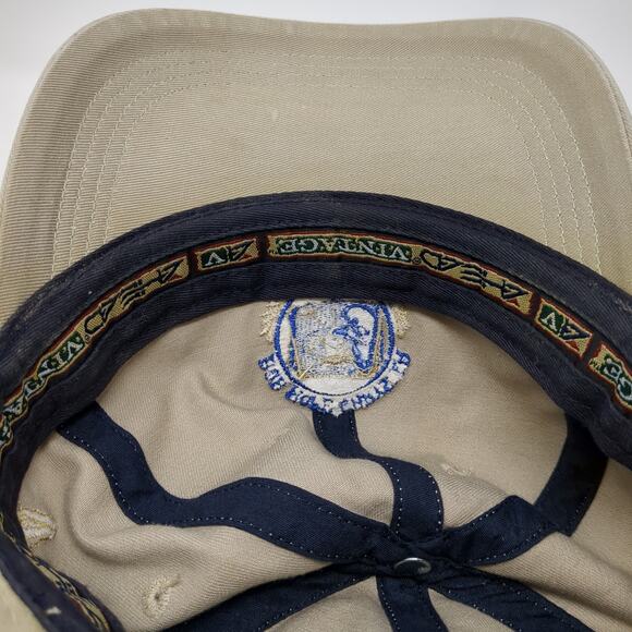 Bob Hope Chrysler Classic Slideback Hat Beige One Size Embroidered Ahead - Picture 8 of 9